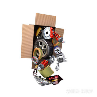 現代汽車維修理念與汽車用品配送的創新融合 3D渲染技術在零配件展示中的應用